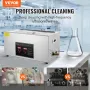 Ultrasonic Cleaner with Digital Timer & Heater, Professional Ultra Sonic Jewelry Cleaner, Stainless Steel Heated Cleaning Machin
