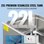 Ultrasonic Cleaner with Digital Timer & Heater, Professional Ultra Sonic Jewelry Cleaner, Stainless Steel Heated Cleaning Machin