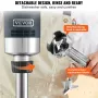 VEVOR Commercial Immersion Blender, 750 Watt Heavy Duty Hand Mixer, Variable Speed Kitchen Stick Mixer with 304 Stainless Steel 