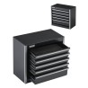 Tool Box 8.6-inch Portable Metal Tool Box with 5 Drawers Tool Organizer