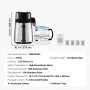 VEVOR 4L Water Distiller Purifier Machine Countertop Stainless Steel Interior