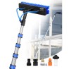 Water Fed Pole Kit 7.3m Solar Panel Cleaning Pole with Extendable Handle