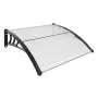 Vinduesdør Markise 101,6 x 101,6 cm, UPF 50+ Polycarbonat