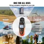 VEVOR Bluetooth Handheld Anemometer, 14℉-140℉, Digital Wind Speed Meter Gauge with LED Backlight Screen, Measures Wind Velocity 