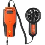 VEVOR Split håndholdt vindmåler, 14℉-140℉, digital vindhastighed CFM-måler med LED-baggrundsbelysningsskærm, måler vindhastighed