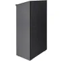 Podium Stand, 119 cm Hostess Stand with 4 Rolling Wheels, Wood Podium with Storage Shelves, and Slant Desktop, Lecterns & Podium