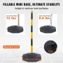 Justerbar Traffic Delineator-stolpekegler, 4-pack, Traffic
