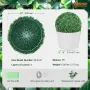 kunstige topiaries buksbom træer, 50,8 cm høje (2 stykker)