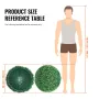 VEVOR kunstige topiaries buksbom træer, 50,8 cm høje (2 stykker), kugleformet faux topiaries plante, helårs grøn feaux plante D