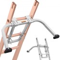 Ladder Stabilizer with Wing Span Heavy Duty Steel Roof Hook Stabilizer