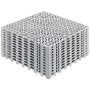 sammenlåsende drængulvmåtte 30,5 x 30,5 cm PVC skridsikre