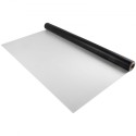 Dance Floor, 6.6x23ft Dance Floor Roll, 0.06in Thick PVC Vinyl Dance Floor, Black/White Reversible Portable Dance Floor,