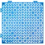 VEVOR Modular Interlocking Pude, 50 Pack 30 x 30 cm Splejsning Drænmåtter, Blød PVC Interlocking Drængulvfliser, Non-S