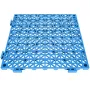 VEVOR Modular Interlocking Pude, 50 Pack 30 x 30 cm Splejsning Drænmåtter, Blød PVC Interlocking Drængulvfliser, Non-S