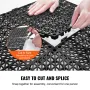 Modular Interlocking Cushion, 55 Pack 30 x 30 cm Splicing Drainage Mats, Soft PVC Interlocking Drainage Floor Tiles, Non-Slip Dr