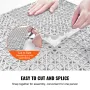 Modular Interlocking Cushion, 55 Pack 30 x 30 cm Splicing Drainage Mats, Soft PVC Interlocking Drainage Floor Tiles, Non-Slip Dr