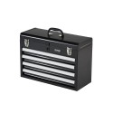 Tool Box 20.5-inch Portable Metal Tool Box with 4 Drawers Tool Organizer