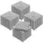 Modular Interlocking Cushion, 55 Pack 30 x 30 cm Splicing Drainage Mats, Soft PVC Interlocking Drainage Floor Tiles, Non-Slip Dr