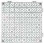 Modular Interlocking Cushion, 55 Pack 30 x 30 cm Splicing Drainage Mats, Soft PVC Interlocking Drainage Floor Tiles, Non-Slip Dr