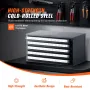 Drill Bit Dispenser Cabinet, Five-Drawer Drill Bit Organizer Cabinet for 1 to 60 Steel Drill Dispenser Organizer Cabinet with La