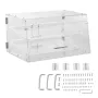 Pastry Display Case, 2-Etagers Commercial Border Top Bagery