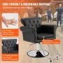 Salon Chair, Barber Chair for Hair Stylist, Styling Chair with Heavy Duty Hydraulic Pump, 360° Swivel Hair Salon Chair with Foot