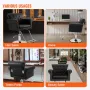 VEVOR Salon Chair, Barber Chair for Hair Stylist, Styling Chair with Heavy Duty Hydraulic Pump, 360° Swivel Hair Salon Chair wit