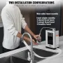 Alkaline Water Ionizer Machine, pH 3.5-10.5 Alkaline Acidic Hydrogen Water Purifier, 7 Water Settings Home Filtration System, Up