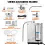 VEVOR Alkaline Water Ionizer Machine, pH 3,5-10,5 Alkaline Acidic Hydrogen Vandrenser, 7 vandindstillinger