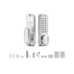 Mechanical Keyless Entry Door Lock 14 Key Mechanical Keypad Door Knob Home