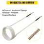 Induction Heater Coil Kit 8PCS Most Used Induction Heater Coils with Varying Lengths, Heat Resistant Induction Heater Tool with 