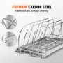 Pan and Pot Rack, Expandable Pull Out Under Cabinet Organizer, Cookie Sheet Baking Pans tray Organization, Adjustable Wire Divid