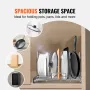 VEVOR Pan and Pot Rack, Expandable Pull Out Under Cabinet Organizer, Cookie Sheet Baking Pans tray Organization, Adjustable Wire