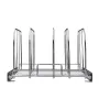 Pan and Pot Rack, Expandable Pull Out Under Cabinet Organizer, Cookie Sheet Baking Pans tray Organization, Adjustable Wire Divid