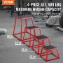 Plyometric Jump Boxes, 12/18/24/30 Inch Plyo Box, Platform and Jumping Agility Box, Anti-Slip Fitness Exercise Step Up Box Set f