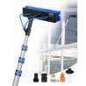 Water Fed Pole Kit 3.6m Solar Panel Cleaning Pole with Extendable Handle