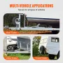 Spare Tire Carrier, Trailer Spare Tire Mount, 72.6 kg Capacity, Utility Trailer Accessories Fits Most 4 & 5 & 6 & 8 Lugs Wheels 