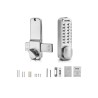 Mechanical Keyless Entry Door Lock 14 Key Mechanical Door Lock Single-Side