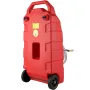 VEVOR 16 Gallon Fuel Caddy, 7.8 L/min, Portable Gas Storage Tank Container with Hand Pump Rubber Wheels, Fuel Transfer Storage T