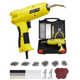 c Welder 220W Plastic Welder Gun Kit with 1200 Staples & 76 Rods