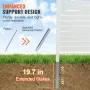 48" W x 48" H Vinyl Privacy Fence Panels, Air Conditioner Fence, Outdoor Privacy Screens for Trash Can, Pool Equipment Enclosure