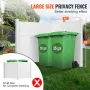 Outdoor Privacy Screens, 50" W x 50" H Air Conditioner Fence, Pool Equipment Enclosure, Horizontal Vinyl Privacy Fence, Perfect 