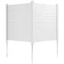 VEVOR Outdoor Privacy Screens, 50" W x 50" H Air Conditioner Fence, Pool Equipment Enclosure, Horizontal Vinyl Privacy Fence, Pe