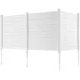 Outdoor Privacy Screens, 50" W x 50" H Air Conditioner Fence, Pool Equipment Enclosure, Horizontal Vinyl Privacy Fence, Perfect 