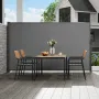 tilbagetrækkelig sidemarkise, 71''x 138'' udendørs privatskærm