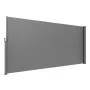 Retractable Side Awning, 71''x 138'' Outdoor Privacy Screen, 180g Polyester Water-proof Retractable Patio Screen, UV 30+ Room Di