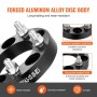 1" 5"x4.5" Wheel Spacers Wheel Adapters 5 Lug Forged Spacer 4 PCS Black