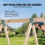 A-Frame mellemgyngesætbeslag, kraftigt gyngestål i kulstofstål