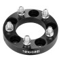 1" 5"x4.5" Wheel Spacers Wheel Adapters 5 Lug Forged Spacer 4 PCS Black