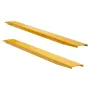 Pallet Fork Extensions, 1820 mm Length 115 mm Width, Heavy Duty Carbon Steel Fork Extensions for Forklifts, 1 Pair Forklift Exte